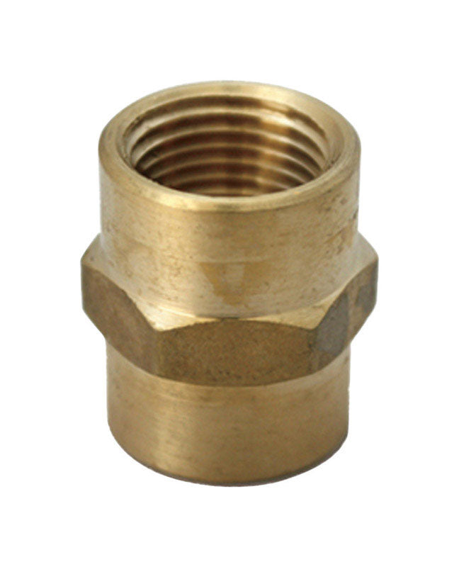 JMF COMPANY - JMF Company 3/8 in. FPT X 1/8 in. D FPT Brass Reducing Coupling - Case of 5