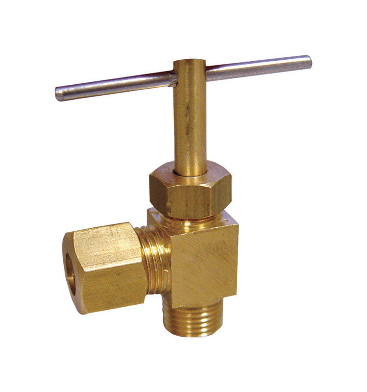 JMF COMPANY - JMF Company 1/4 in. 3/8 in. Brass Angle Compression Valve
