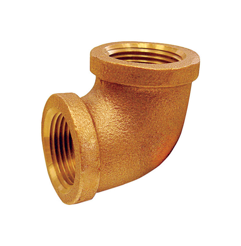 JMF COMPANY - JMF Company 1/4 in. FPT X 1/4 in. D FPT Red Brass 90 Degree Elbow - Case of 5