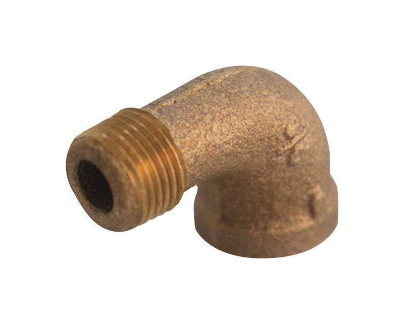JMF COMPANY - JMF Company 3/8 in. FPT X 3/8 in. D MPT Brass 90 Degree Street Elbow - Case of 5 [4507067]
