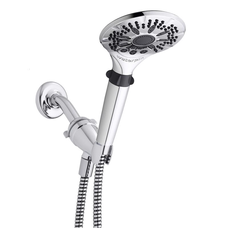 WATERPIK - Waterpik PowerSpray Plus Chrome 5 settings Showerhead 1.8 gpm [LAR-563E]