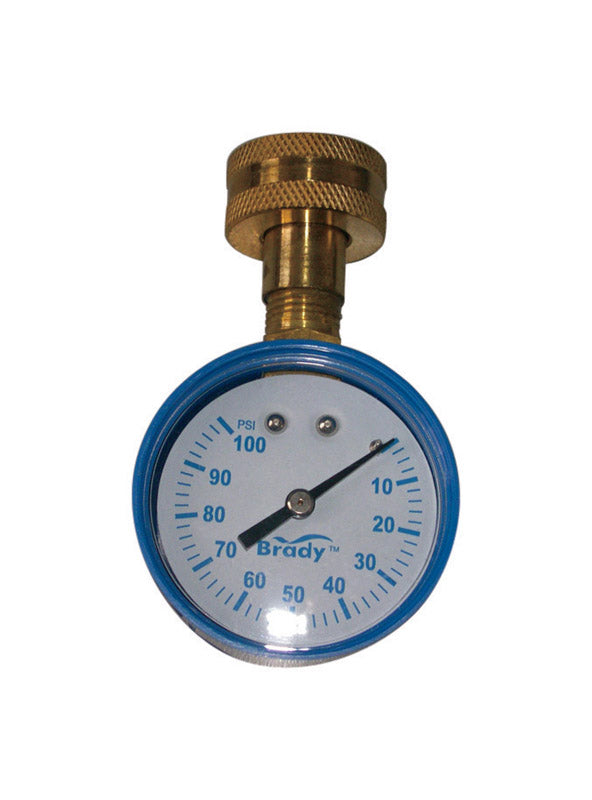 B & K - Brady Pressure Gauge 100 psi