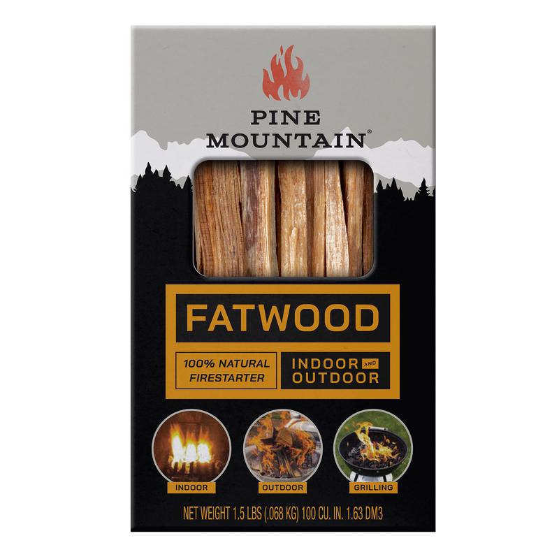 B & K - Pine Mountain Starter Stikk Fatwood Fire Starter 30 min 1.5 lb - Case of 6