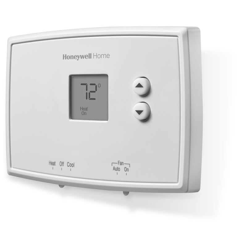 B & K - Honeywell Heating and Cooling Push Buttons Thermostat