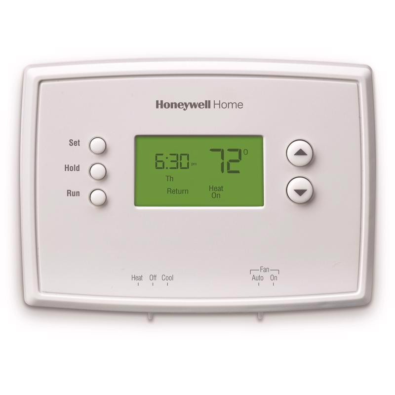 B & K - Honeywell Heating and Cooling Push Buttons Programmable Thermostat [RTH2300B1038/E1]