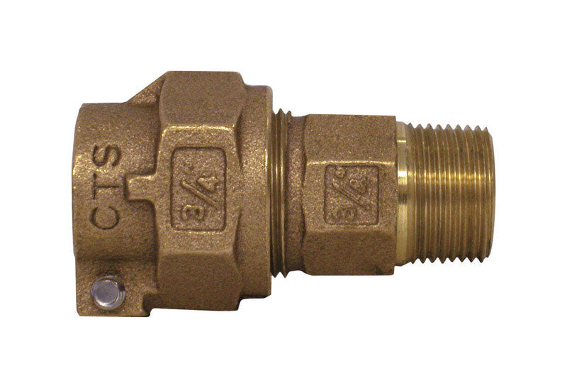 B & K - Legend 3/4 in. MPT X 3/4 in. D Pack Joint Bronze Coupling