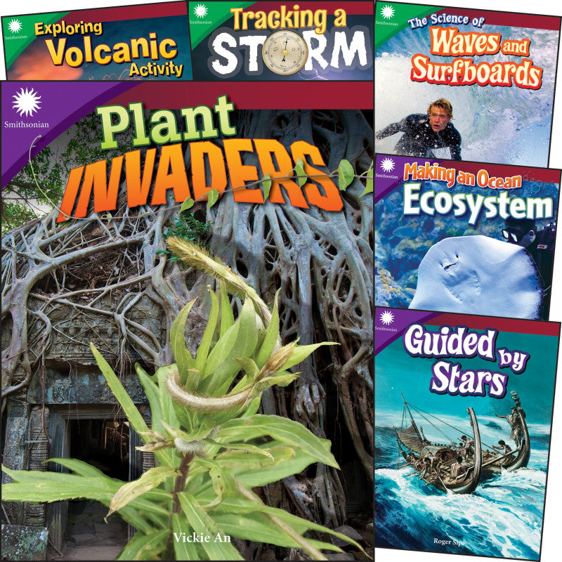 TEACHER CREATED MATERIALS - Smithsonian Informational Text: The Natural World, 6-Book Set, Grades 4-5