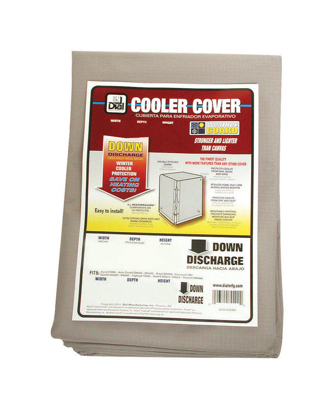 B & K - Dial 34 in. H X 28 in. W Gray Polyester Evaporative Cooler Cover