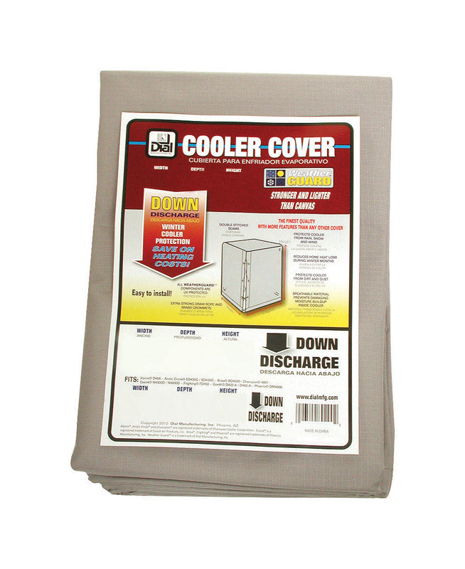 B & K - Dial 46 in. H X 40 in. W Gray Polyester Evaporative Cooler Cover