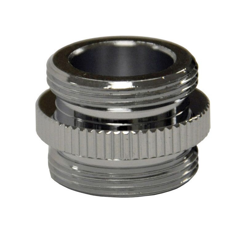 B & K - Danco Male Thread 3/4 in.-27M x 3/4 in.-27 Chrome Plated Aerator Adapter