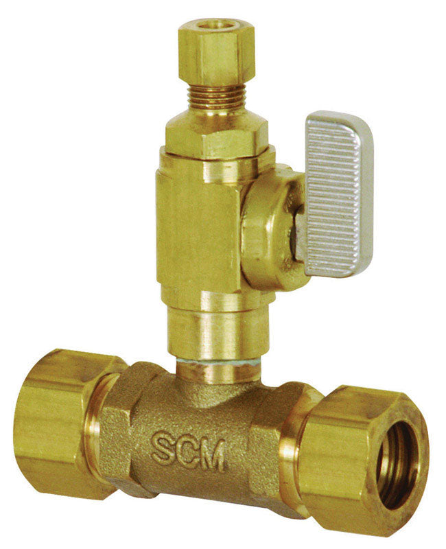 B & K - Sioux Chief Add-A-Line 5/8 in. Brass Compression Ball Valve Full Port