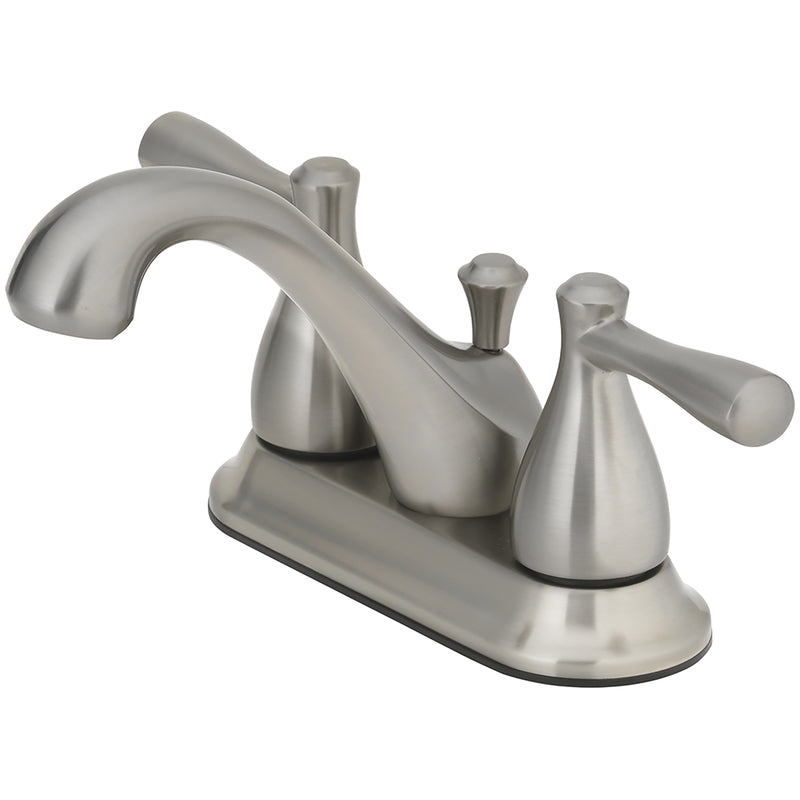 OAKBROOK - OakBrook Brushed Nickel Two-Handle Bathroom Sink Faucet 4 in. [67297W-6004]