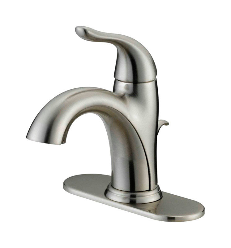 OAKBROOK - OakBrook Brushed Nickel Single-Handle Bathroom Sink Faucet 4 in. [67510W-6104]