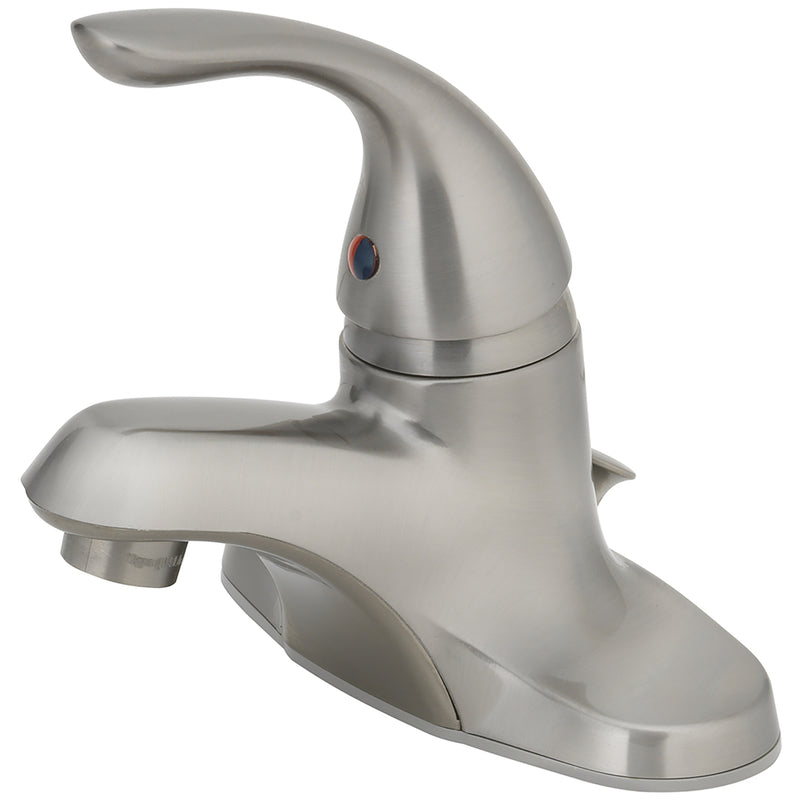 OAKBROOK - OakBrook Brushed Nickel Single-Handle Bathroom Sink Faucet 4 in. [65480W-6204]