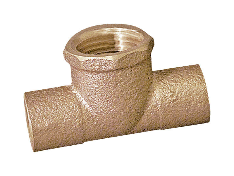 NIBCO - NIBCO 3/4 in. Sweat X 3/4 in. D Sweat Brass Reducing Tee 1 pk