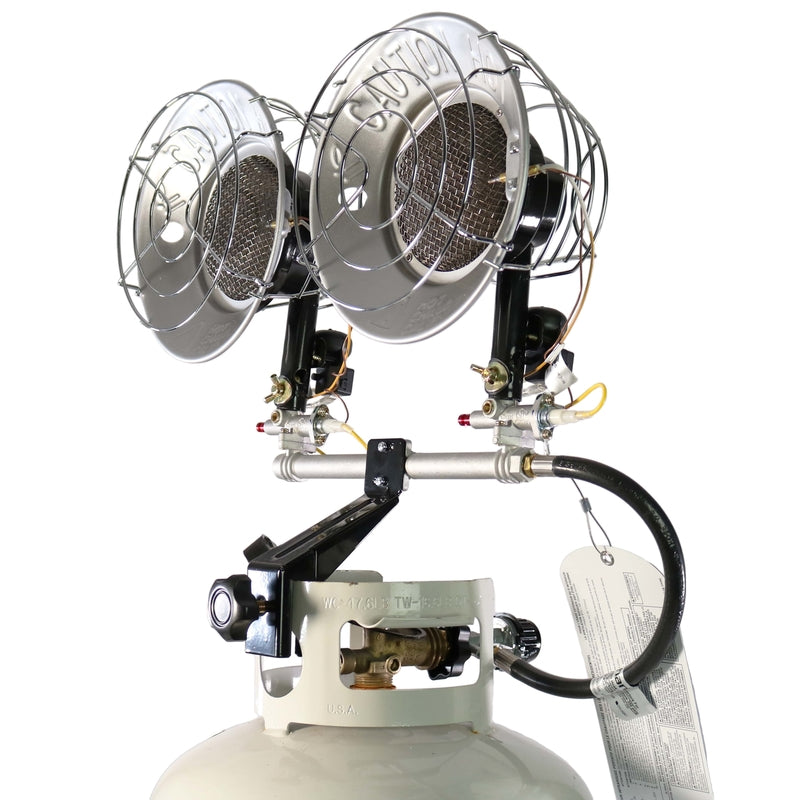 B & K - Mr. Heater 30000 Btu/h 300 sq ft Infrared Propane Tank Top Heater