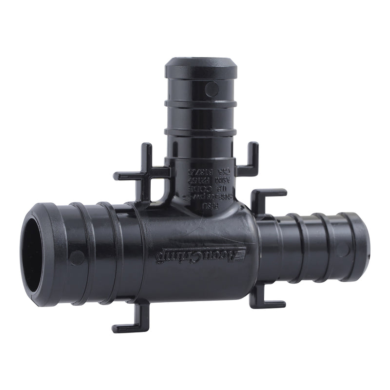 B & K - SharkBite 3/4 in. PEX X 1/2 in. D PEX Plastic Reducing Tee
