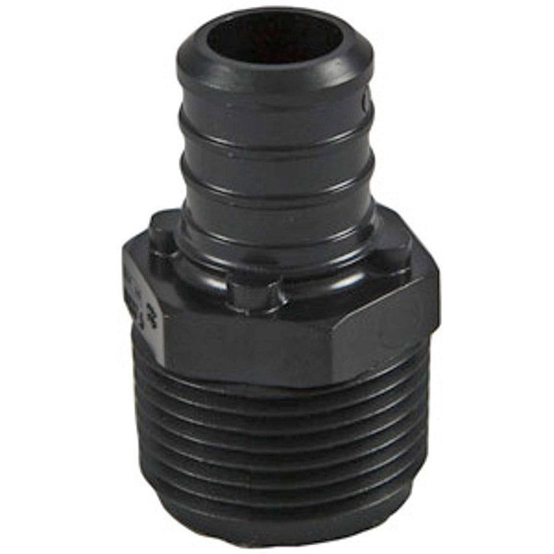 B & K - SharkBite 1/2 in. Barb X 1/2 in. D MNPT Poly Alloy Male Adapter