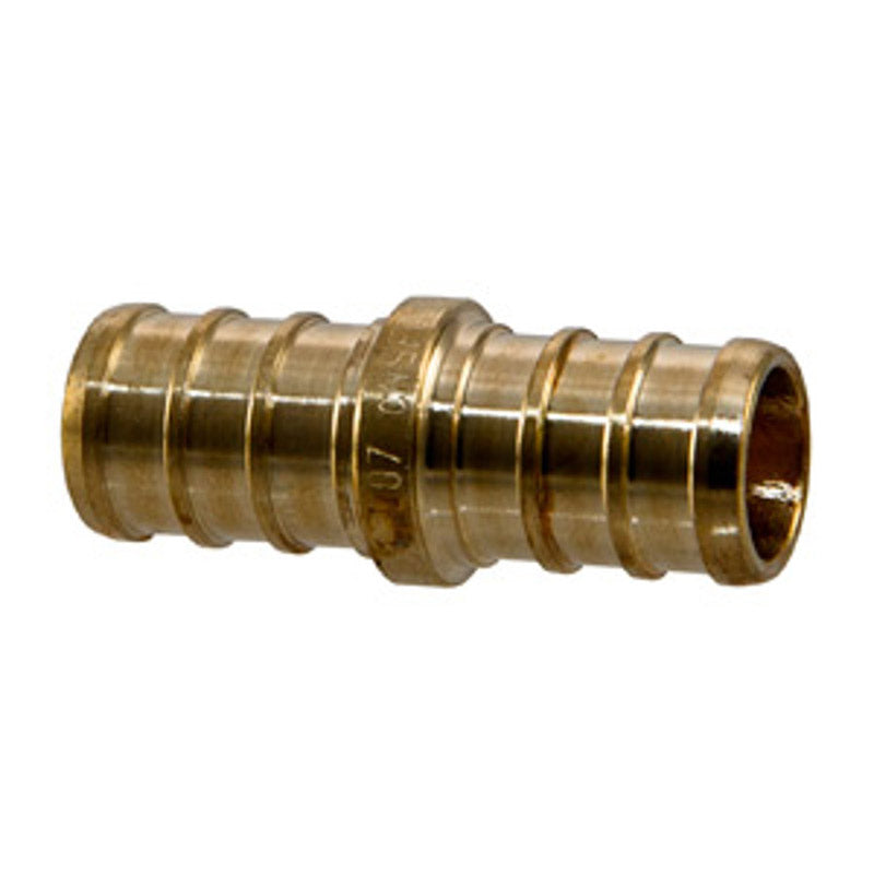 B & K - SharkBite 3/8 in. PEX X 3/8 in. D PEX Brass Coupling