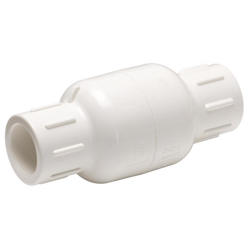 KBI - Homewerks 1/2 in. D X 1/2 in. D Solvent PVC Spring Loaded Check Valve