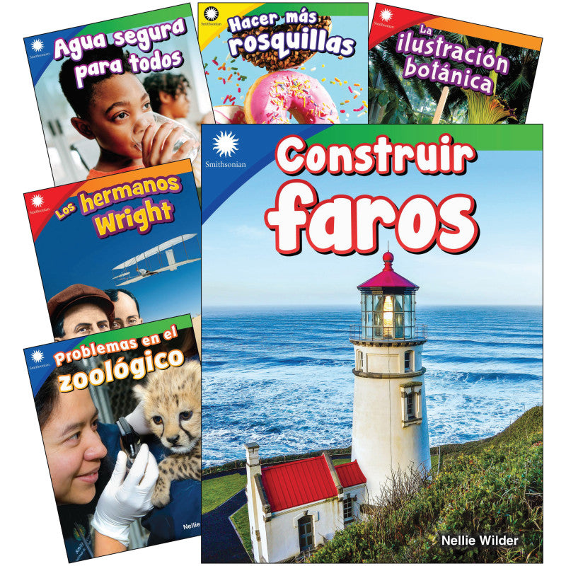 TEACHER CREATED MATERIALS - Smithsonian Informational Text: Creative Solutions Spanish Grades K-1: 6-Book Set