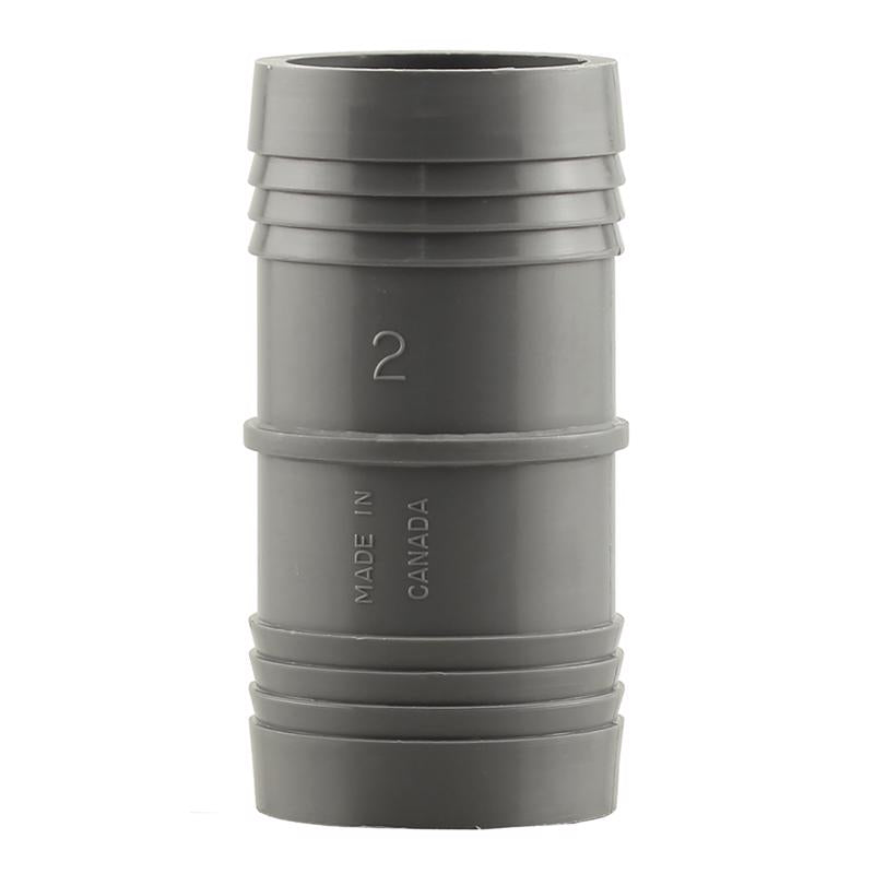 BOSHART INDUSTRIES - Boshart Industries 2 in. Insert in. X 2 in. D Insert Polypropylene 4 in. Coupling 1 pk