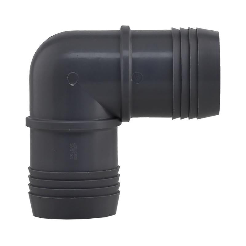 BOSHART INDUSTRIES - Boshart Industries 2 in. Insert in. X 2 in. D Insert Polypropylene 4.35 in. 90 Degree Elbow 1 pk