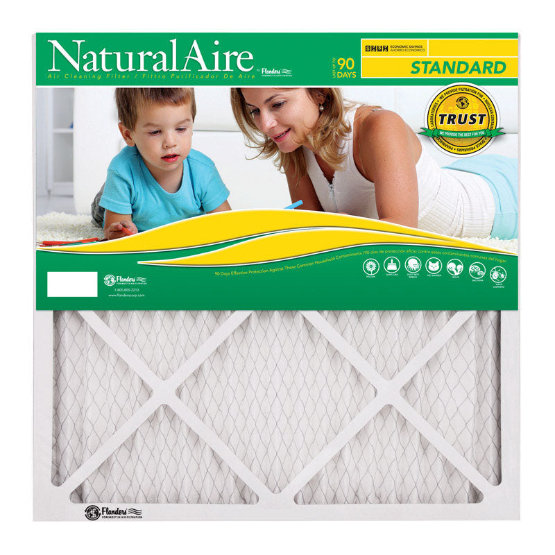 B & K - NaturalAire 30 in. W X 30 in. H X 1 in. D Pleated 8 MERV Pleated Air Filter 1 pk - Case of 12