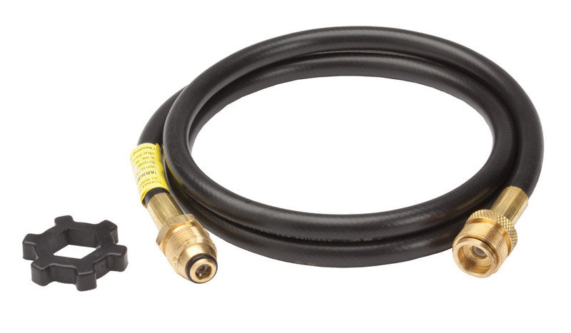 B & K - Mr. Heater 1 in. D X 10 ft. L Brass/Plastic Hose Assembly