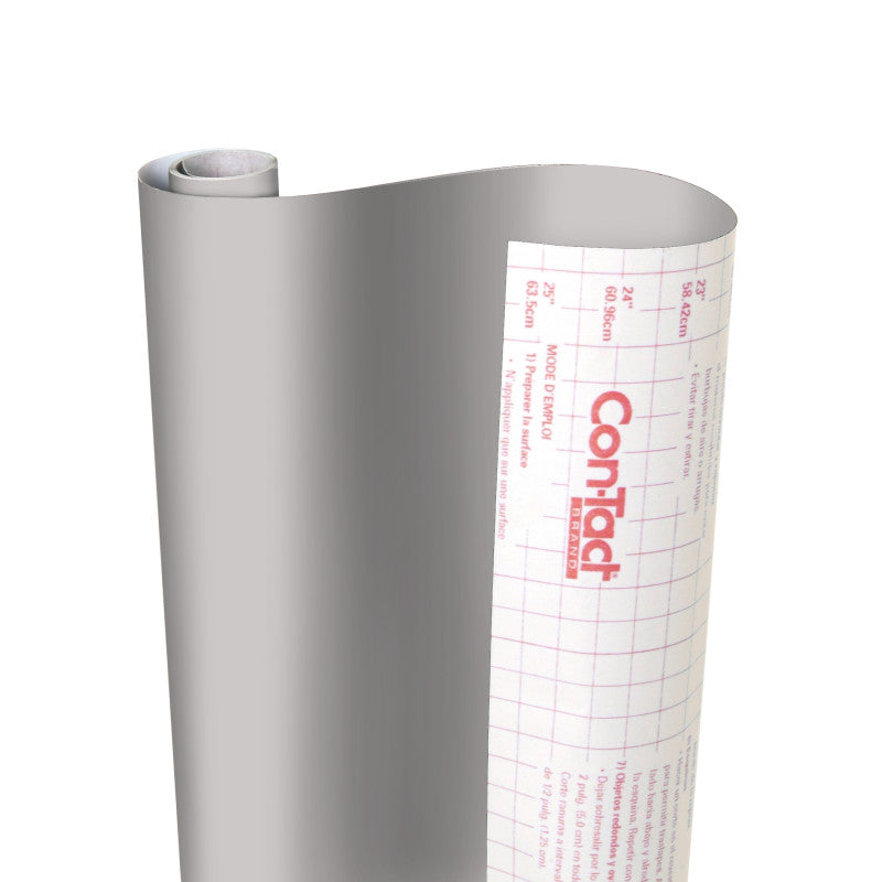 CON-TACT BRAND - Creative Covering™ Adhesive Covering, Slate Gray, 18" x 50 ft