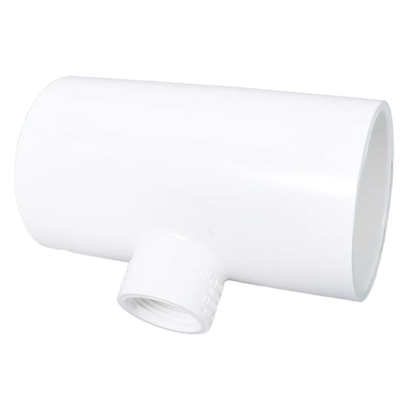 CHARLOTTE PIPE - Charlotte Pipe Schedule 40 2 in. Slip X 2 in. D Slip PVC Reducing Tee 1 pk [PVC 02401 4900]