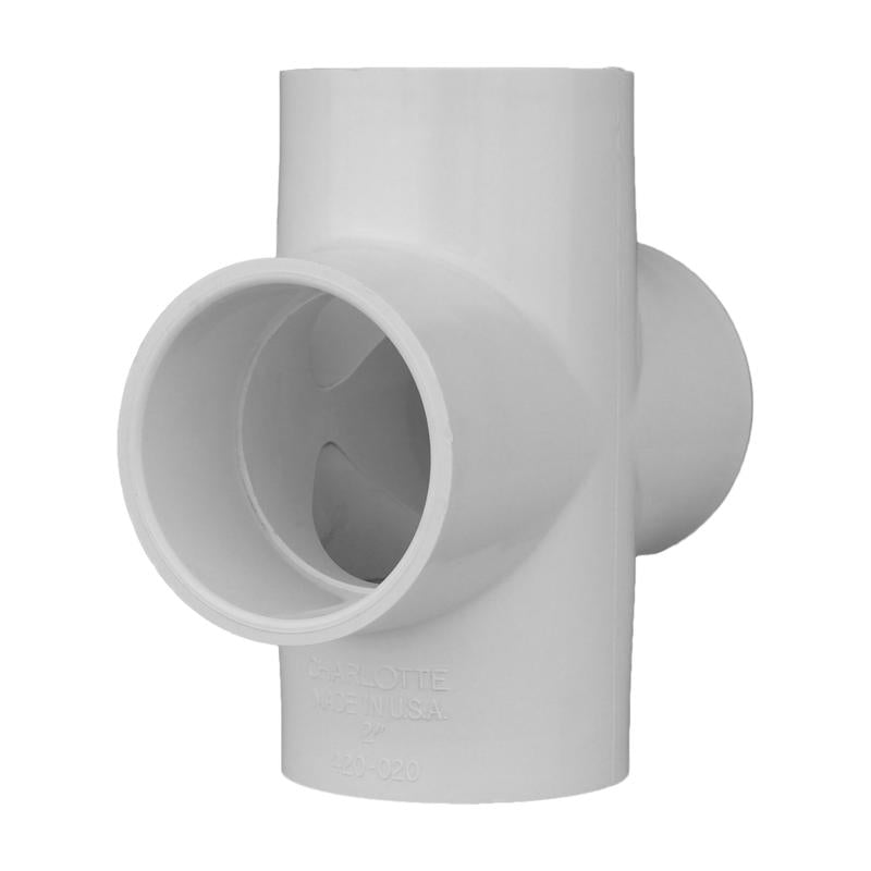 CHARLOTTE PIPE - Charlotte Pipe Schedule 40 1-1/2 in. Slip X 1-1/2 in. D Slip PVC Cross 1 pk