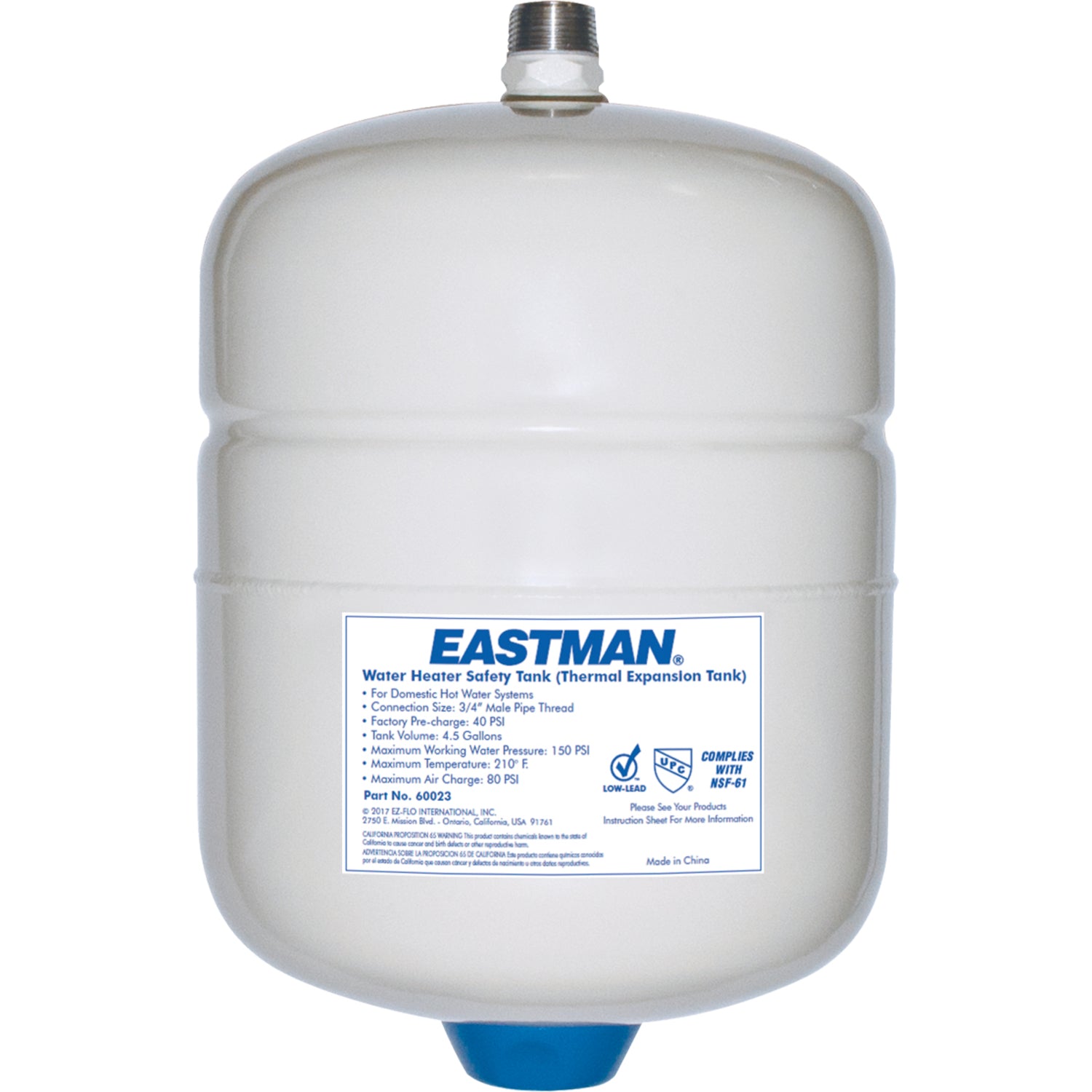 Eastman 4.5 gal Water Heater Expansion Tank