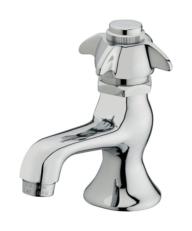 HOMEWERKS - Homewerks Chrome Single-Hole Bathroom Sink Faucet Adjustible