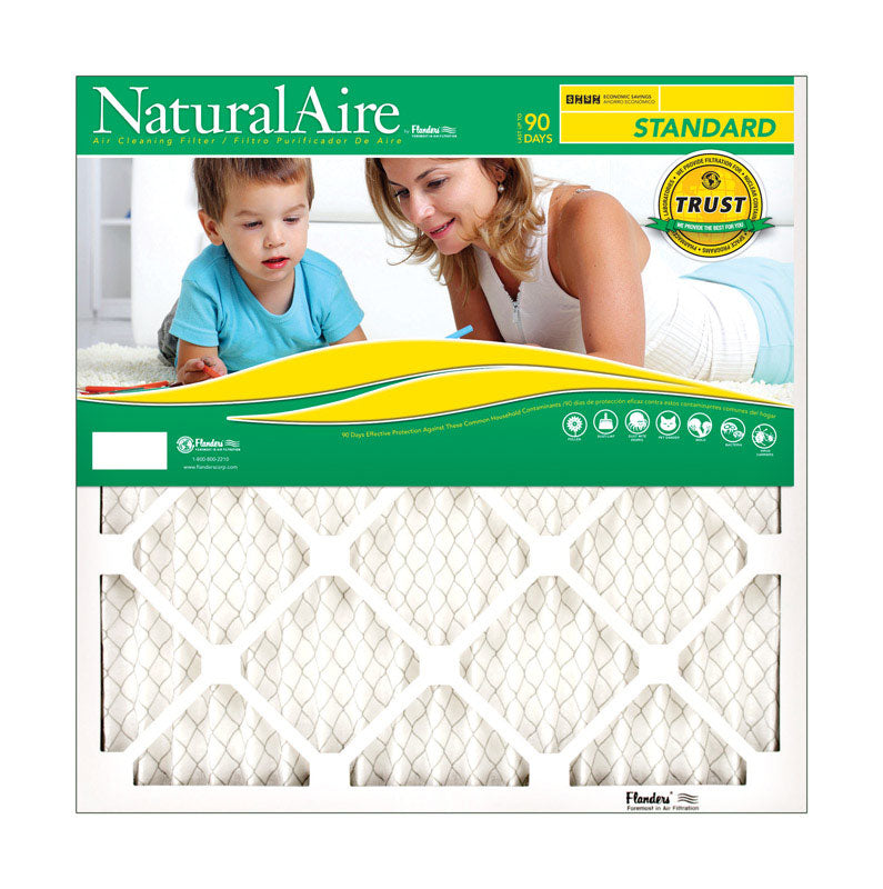 B & K - NaturalAire 18 in. W X 24 in. H X 1 in. D Polyester 8 MERV Pleated Air Filter 1 pk - Case of 12