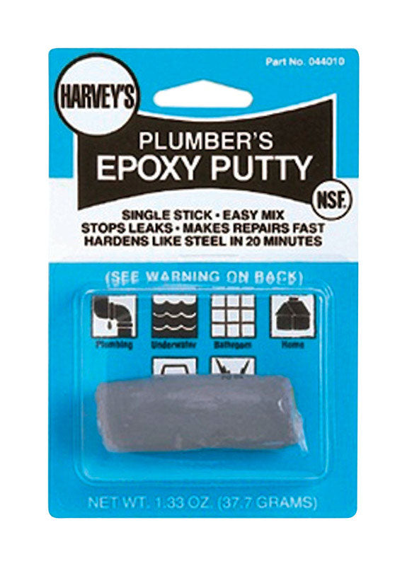 B & K - Harvey's Gray Plumbers Putty 1.33 oz