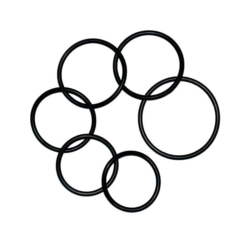 B & K - Danco 1-1/2 in. D X 2-1/2 in. D Rubber O-Ring Assortment 6 pk