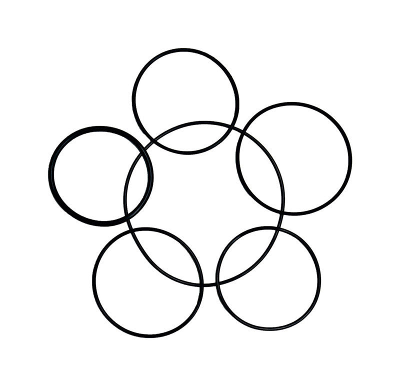 B & K - Danco 5-5/8 in. D X 3-3/8 in. D Rubber O-Ring Assortment 6 pk