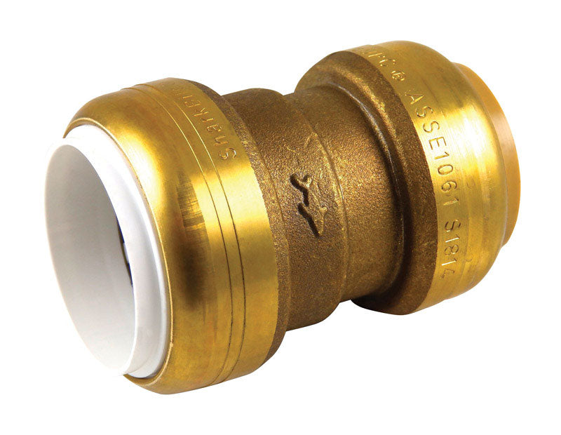 SHARKBITE - SharkBite Push to Connect 1 in. IPS X 1 in. D CTS Brass Coupling