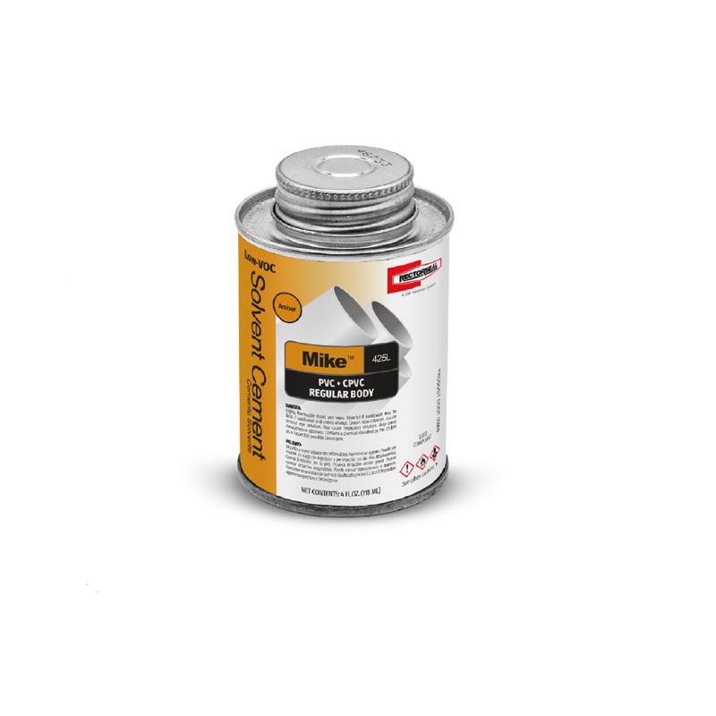 RECTORSEAL - RectorSeal Mike Amber Multi-Purpose Solvent Cement For CPVC/PVC 4 oz