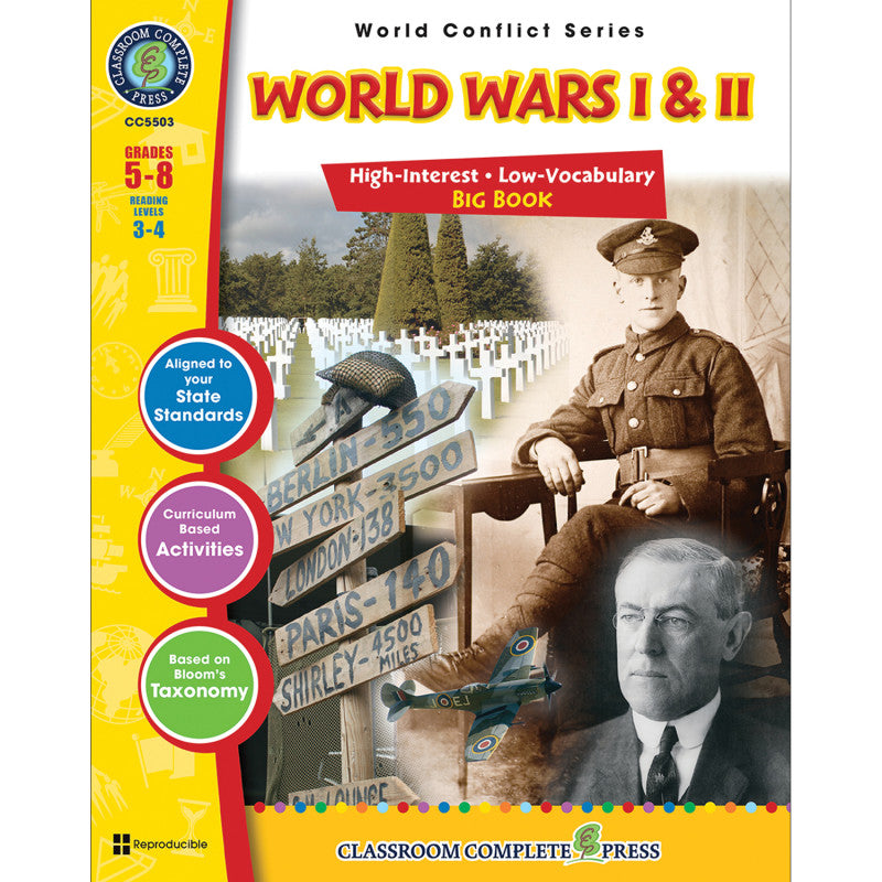 CLASSROOM COMPLETE PRESS - World Wars I & II Big Book