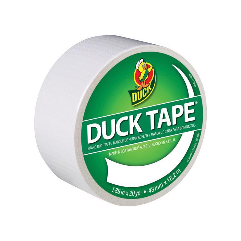 DUCK - Duck 1.88 in. W X 20 yd L White Solid Duct Tape - Case of 6