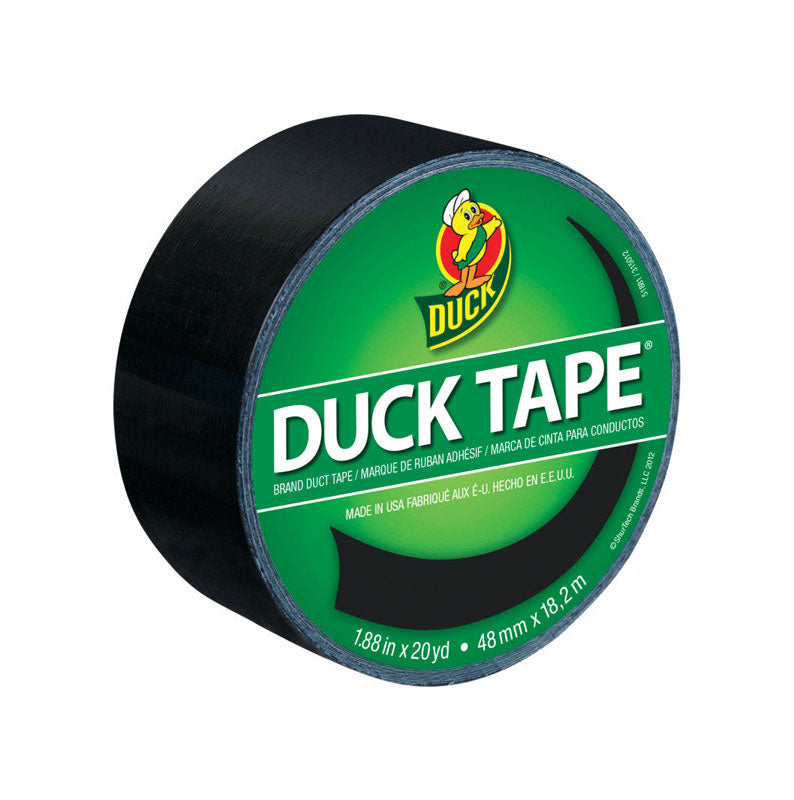 DUCK - Duck 1.88 in. W X 20 yd L Black Solid Duct Tape - Case of 6