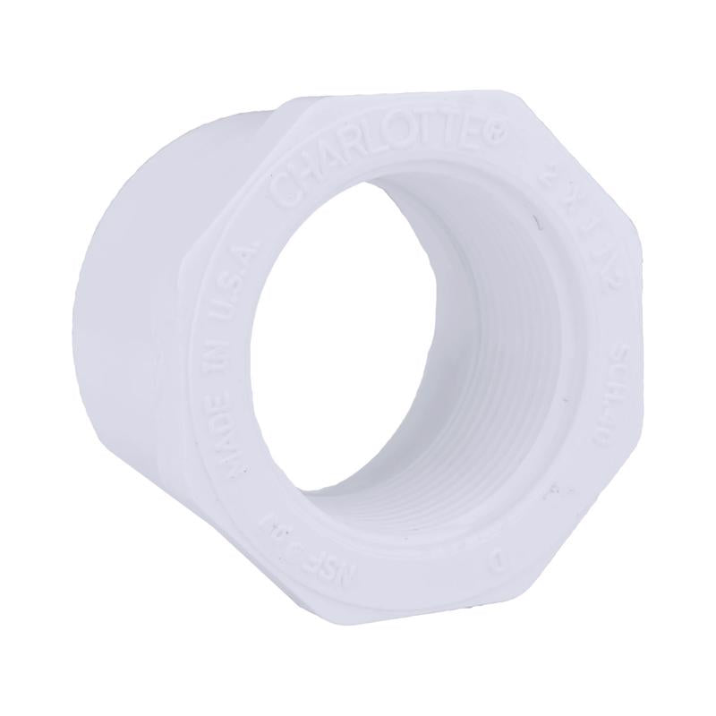 CHARLOTTE PIPE - Charlotte Pipe Schedule 40 2 in. Spigot X 1-1/2 in. D FPT PVC Reducing Bushing 1 pk