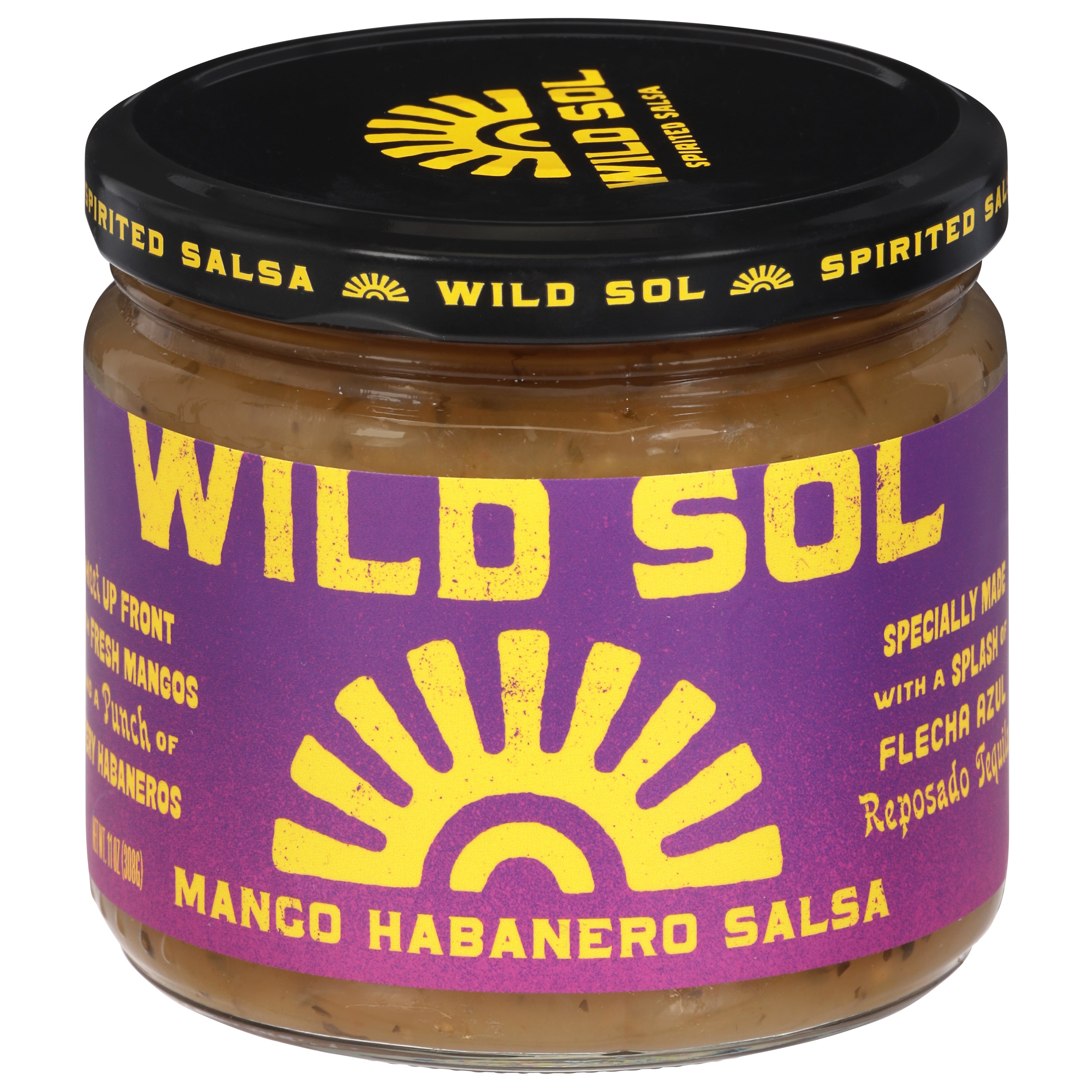 Wild Sol Mango Habanero Salsa 11 oz - Case of 6