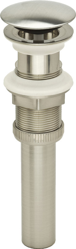 KEENEY MANUFACTURING - DecoDrain 1-1/4 in. D Plastic Push Pop-Up Drain [PF0717-BN]