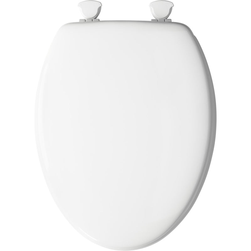 MAYFAIR - Bemis Elongated White Molded Wood Toilet Seat [144ECA-000]