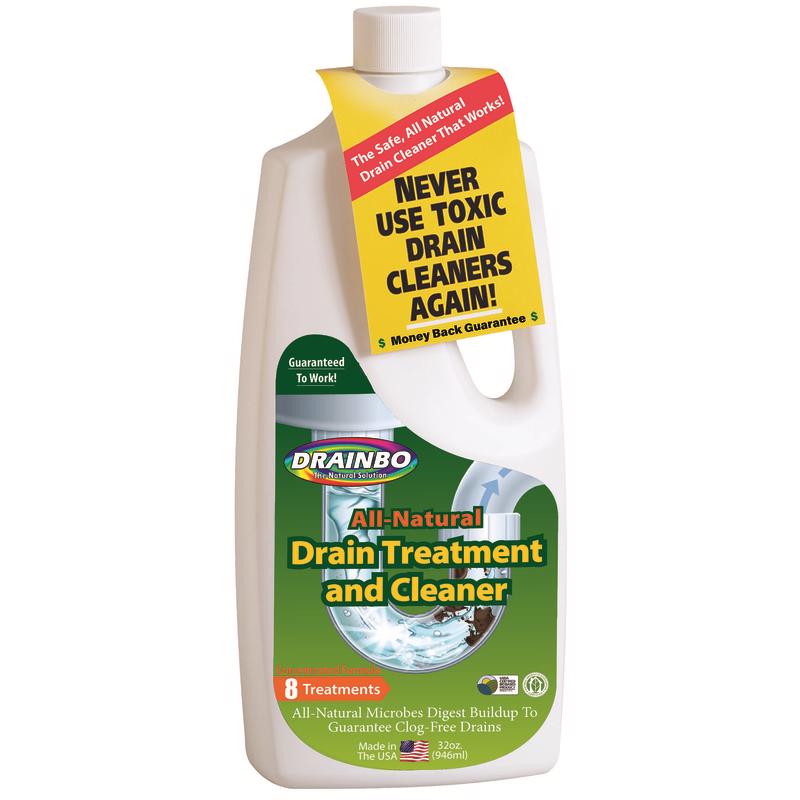 KEENEY MANUFACTURING - Drainbo The Natural Solution Liquid Drain Cleaner 32 oz - Case of 6