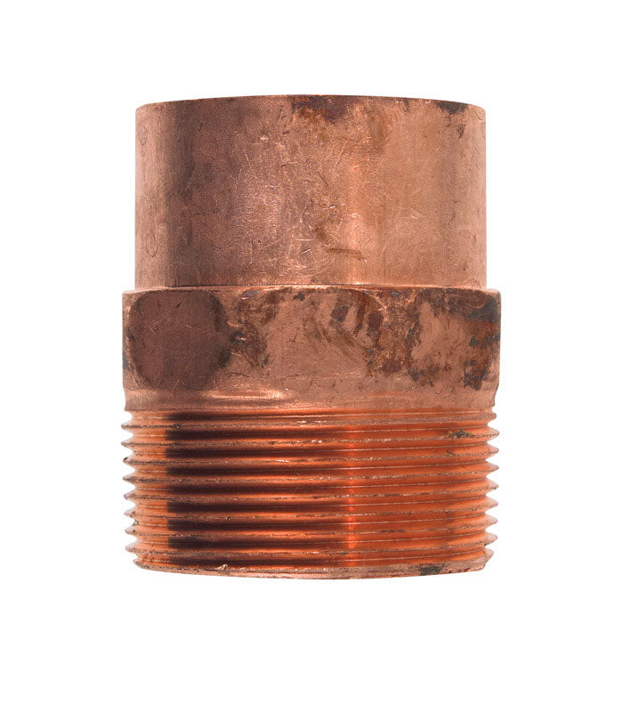 NIBCO - NIBCO 1-1/2 in. Copper X 1-1/2 in. D MIP Copper Pipe Adapter 1 pk