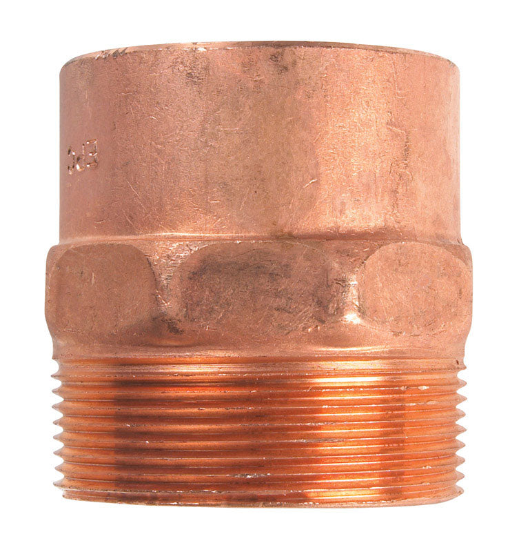 NIBCO - NIBCO 2 in. Copper X 2 in. D MIP Copper Pipe Adapter 1 pk